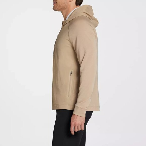 Walter Hagen Men's Performance 11 Full Zip Hooded Golf Jacket Khaki Size XXL - Picture 3 of 7